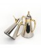 Tulane Coffee Tea Thermos Set - 0.7L / 1L - Golden Silver