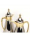 Tulane Coffee Tea Thermos Set - 0.7L / 1L - Golden Silver