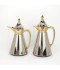 Tulane Coffee Tea Thermos Set - 0.7L / 1L - Golden Silver