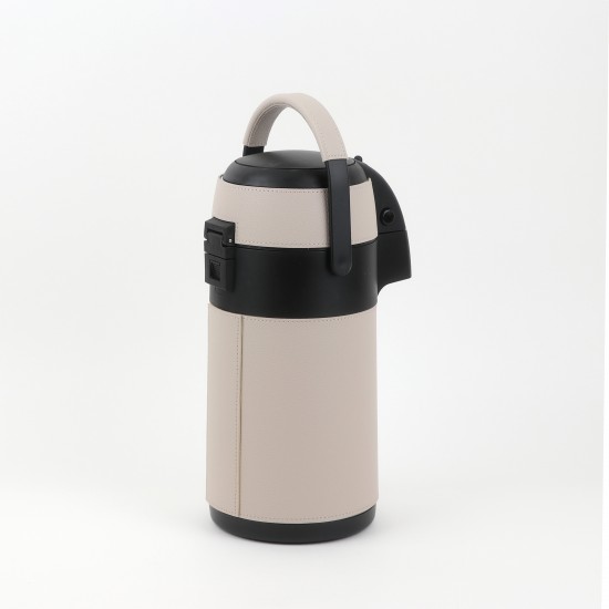 ترمس ضغط بتصميم أنيق مغطى بالجلد 2.5 لتر - 2GG1-B11-011