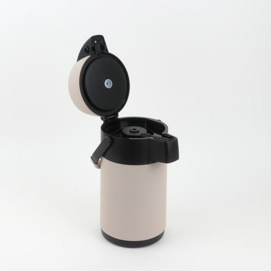 ترمس ضغط بتصميم أنيق مغطى بالجلد 2.5 لتر - 2GG1-B11-011