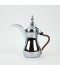 Luxury stainless steel coffee pot, elegant design and leather handle, 1 liter - 2GG1-B11-015 Luxury stainless steel coffee pot, elegant design and leather handle, 1 liter - 2GG1-B11-015