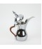 Luxury stainless steel coffee pot, elegant design and leather handle, 1 liter - 2GG1-B11-015 Luxury stainless steel coffee pot, elegant design and leather handle, 1 liter - 2GG1-B11-015