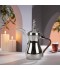 Luxury stainless steel coffee pot, elegant design and leather handle, 1 liter - 2GG1-B11-015 Luxury stainless steel coffee pot, elegant design and leather handle, 1 liter - 2GG1-B11-015