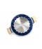 Granite saucepan with glass lid, gradient blue and light beige color, with a wooden handle, 24 cm - 2M1A400035 Granite saucepan with glass lid, gradient blue and light beige color, with a wooden handle, 24 cm - 2M1A400035