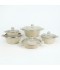 Granite Cookware Set - 10 Pieces, Beige - 2M1AA400013