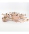 Beige granite cookware set with a unique design, 12 pieces - 2M1AA400026