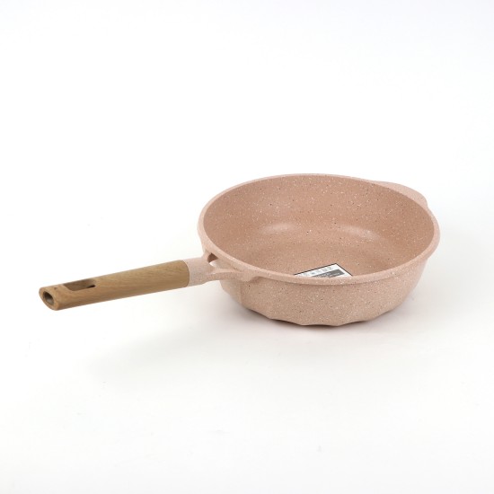 Beige granite cookware set with a unique design, 12 pieces - 2M1AA400026