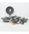Granite Cookware Set - 11 Pieces - Gray - 2M1AA400160