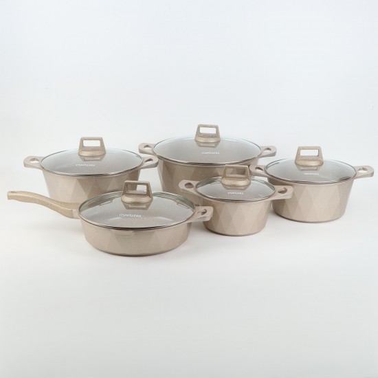 Granite Cookware Set - 10 Pieces - 2M1AA400181