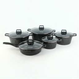 Granite Cookware Set - 10 Pieces - 2M1AA400182 Granite Cookware Set - 10 Pieces - 2M1AA400182