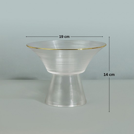 Luxury glass serving dish - 2M1M200312
