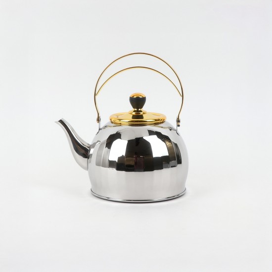 Luxury stainless steel teapot with a gold finish, 1.5 liters - 2M1U1100058