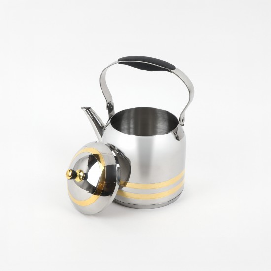 Luxury stainless steel teapot with a gold finish, 1.2 liters - 2M1U1100065