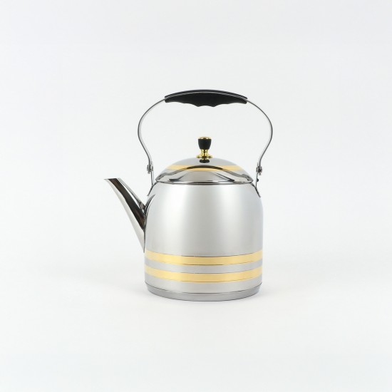 Luxury stainless steel teapot with a gold finish, 1.2 liters - 2M1U1100065