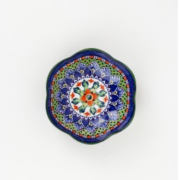 Decorative porcelain serving platter - 7 inches