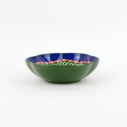 Decorative porcelain serving platter - 7 inches