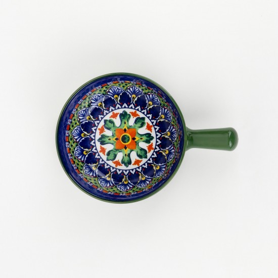 Decorative porcelain serving platter - 8.5 inches