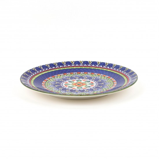 Decorative porcelain serving platter - 10.5 inches