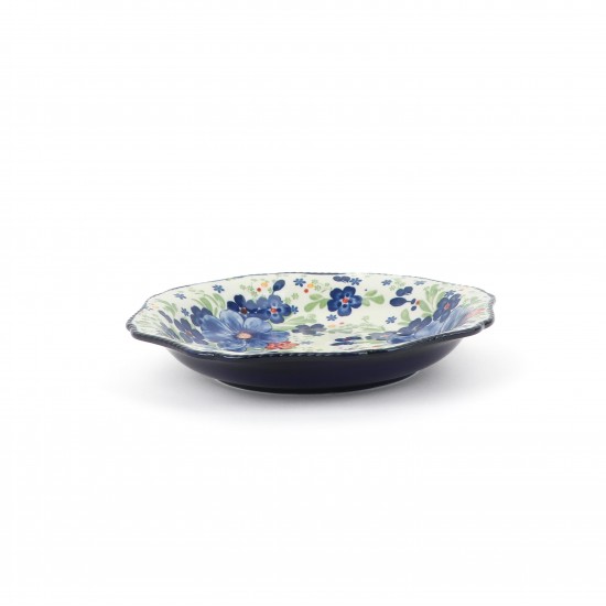 22 cm Round Floral Decorated Plate - 2MM1-E11-067