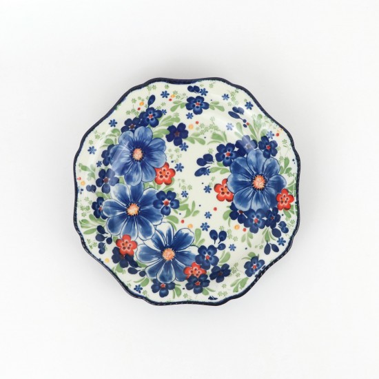 22 cm Round Floral Decorated Plate - 2MM1-E11-067