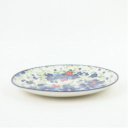 صحن دائري مزخرف بالورود مقاس 20 سم - 2MM1-E11-079