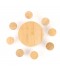 12-Piece Ceramic Spice Jar Set with Revolving Wooden Stand - 2MM1-R01-014