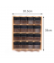 طقم علب بهارات اكريلك بغطاء اسود 16 حبه مع استاند خشبي - 2MM7-157 طقم علب بهارات اكريلك بغطاء اسود 16 حبه مع استاند خشبي - 2MM7-157
