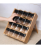 طقم علب بهارات اكريلك بغطاء اسود 16 حبه مع استاند خشبي - 2MM7-157 طقم علب بهارات اكريلك بغطاء اسود 16 حبه مع استاند خشبي - 2MM7-157