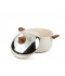 10-piece granite cookware set, beige color, with wooden-style handles - 2S1A100026