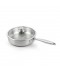 Stainless steel frying pan with glass lid, 24 cm - 2S1A300099