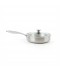 Stainless steel frying pan with glass lid, 24 cm - 2S1A300099
