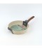 Beige granite frying pan with wooden handle, single size 24 cm - 2S1A400198