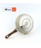 Beige granite frying pan with wooden handle, single size 26 cm - 2S1A400199