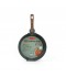 Beige granite frying pan with wooden handle, single size 24 cm - 2S1A400203