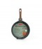 Beige granite frying pan with wooden handle, single size 26 cm - 2S1A400204