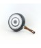 Beige granite frying pan with wooden handle, single size 26 cm - 2S1A400204