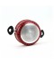 Aluminum cooking pot with stainless steel lid, modern design, 22 cm - 2S1A400231