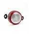 Aluminum cooking pot with stainless steel lid, modern design, 24 cm - 2S1A400232