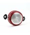 Aluminum cooking pot with stainless steel lid, modern design, 26 cm - 2S1A400233