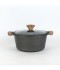 12-Piece Granite Cookware Set with Wooden Handle - 2S1AA100004