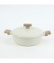 Granite cookware set with a unique design, beige color, 15 pieces - 2S1AA100310