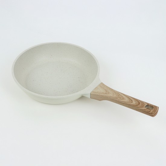 Granite cookware set with a unique design, beige color, 15 pieces - 2S1AA100310