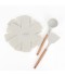 Granite cookware set with a unique design, beige color, 15 pieces - 2S1AA100310