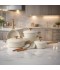 Granite cookware set with a unique design, beige color, 15 pieces - 2S1AA100310