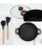 Granite Cookware Set - 12 Pieces - Black - 2S1AA100311