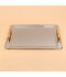 Rectangular stainless steel serving tray - 2S1C100377