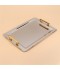 Rectangular stainless steel serving tray - 2S1C100377