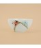 Fine porcelain serving bowl with gold and floral pattern, measuring 13 x 6 cm - 2S1M100105
