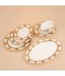 Luxury porcelain dinnerware set with a gold pattern, 32 pieces - 2S1MM100098